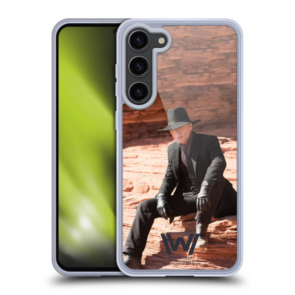 Westworld Characters Man In Black Soft Gel Case for Samsung Galaxy S23+ 5G