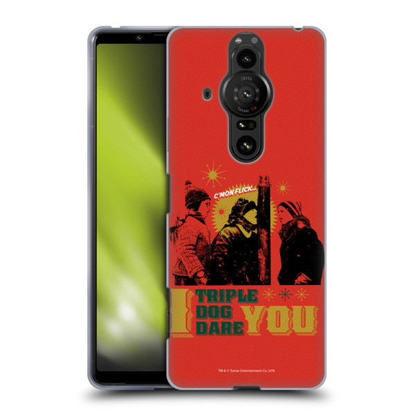 A Christmas Story Composed Art Triple Dog Dare Soft Gel Case for Sony Xperia Pro-I