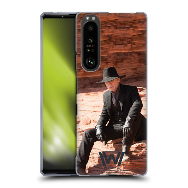 Westworld Characters Man In Black Soft Gel Case for Sony Xperia 1 III