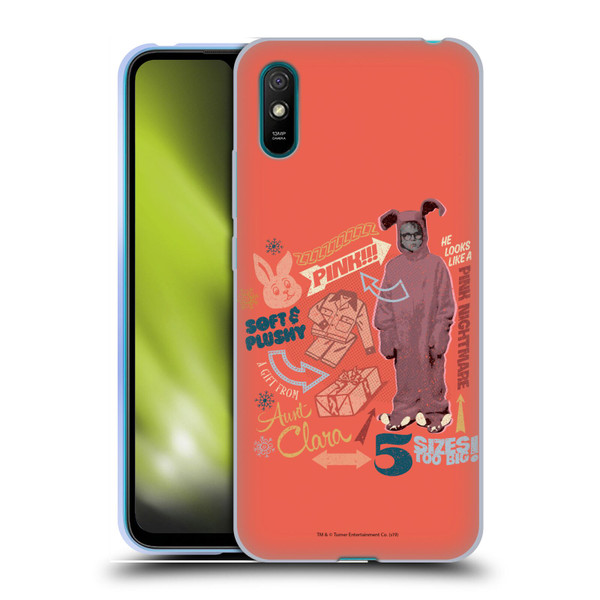 A Christmas Story Composed Art Pink Nightmare Soft Gel Case for Xiaomi Redmi 9A / Redmi 9AT