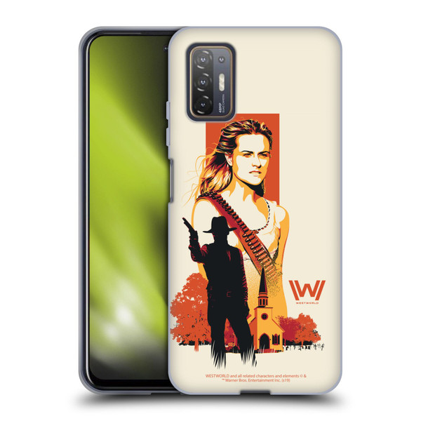 Westworld Graphics Wyatt Soft Gel Case for HTC Desire 21 Pro 5G