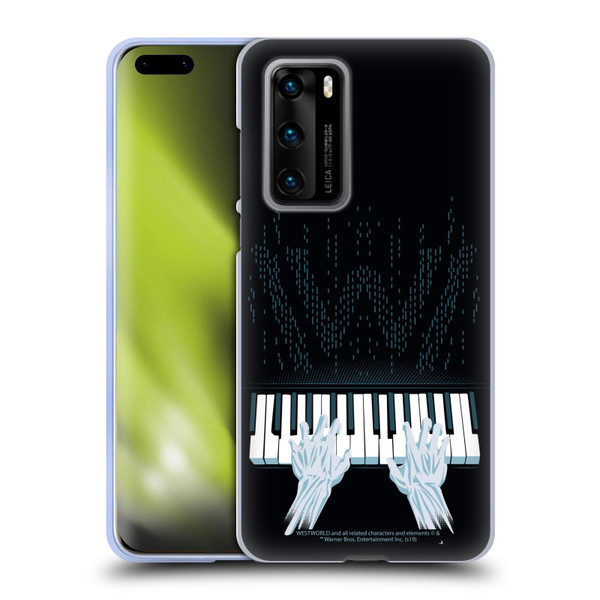 Westworld Graphics Piano Soft Gel Case for Huawei P40 5G