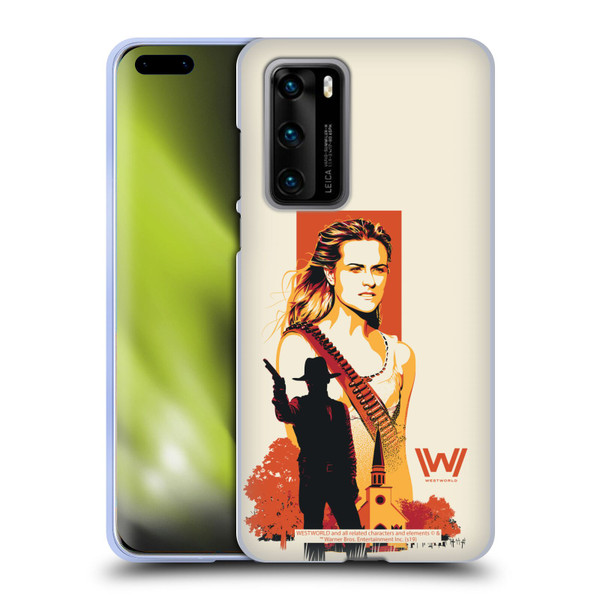 Westworld Graphics Wyatt Soft Gel Case for Huawei P40 5G