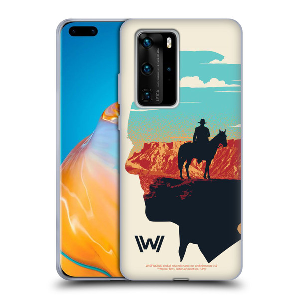 Westworld Graphics Ford And William Soft Gel Case for Huawei P40 Pro / P40 Pro Plus 5G