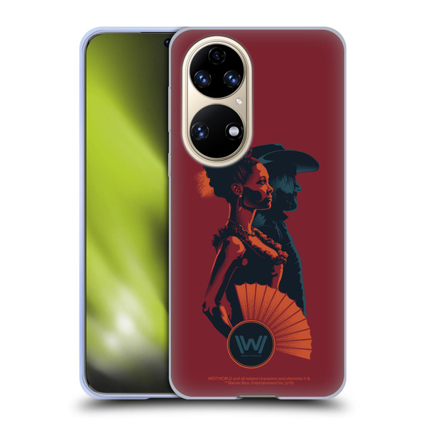 Westworld Graphics Maeve And Hector Soft Gel Case for Huawei P50