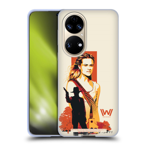 Westworld Graphics Wyatt Soft Gel Case for Huawei P50