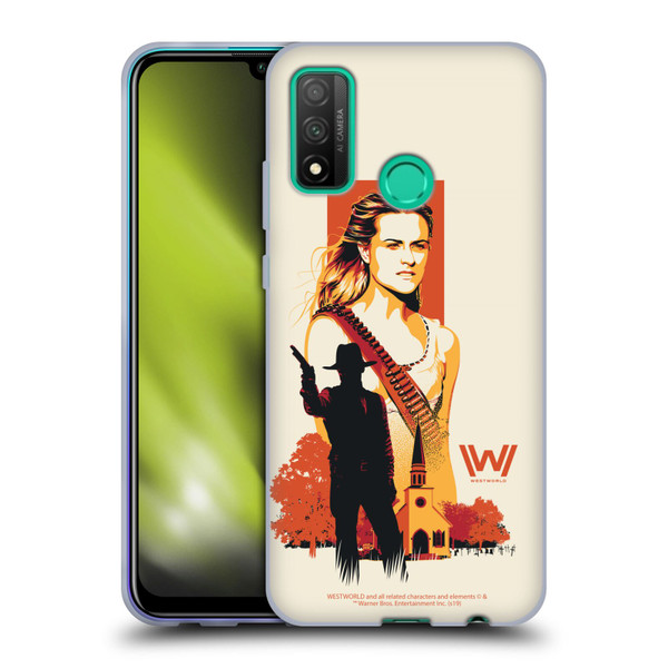 Westworld Graphics Wyatt Soft Gel Case for Huawei P Smart (2020)