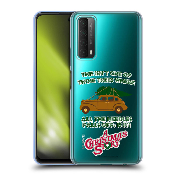 A Christmas Story Graphics Car And Pine Tree Soft Gel Case for Huawei P Smart (2021)