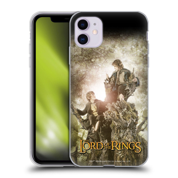 The Lord Of The Rings The Two Towers Character Art Hobbits Soft Gel Case for Apple iPhone 11