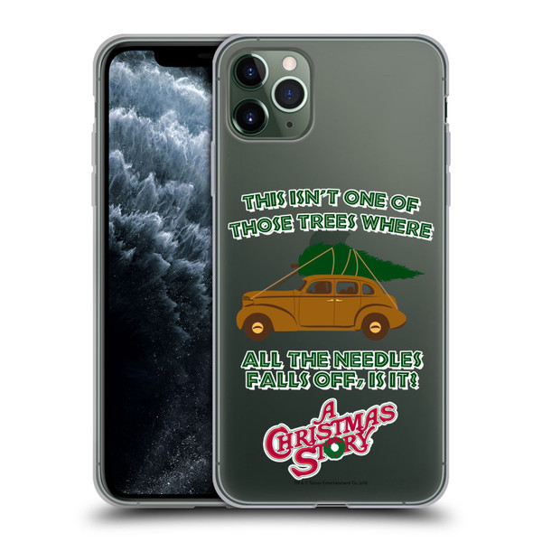 A Christmas Story Graphics Car And Pine Tree Soft Gel Case for Apple iPhone 11 Pro Max