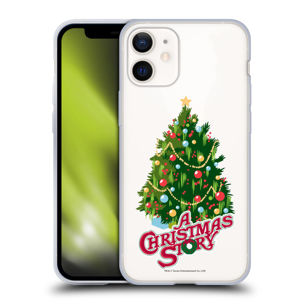 A Christmas Story Graphics Holiday Tree Soft Gel Case for Apple iPhone 12 Mini