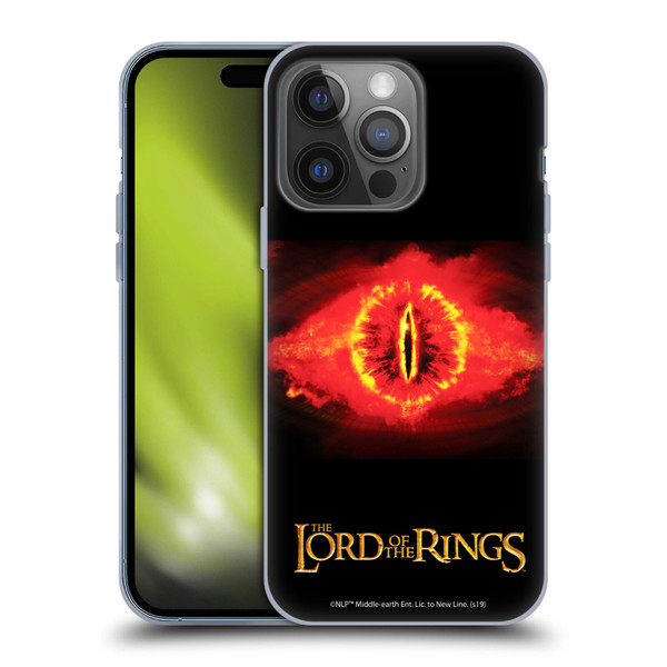 The Lord Of The Rings The Two Towers Character Art Eye Of Sauron Soft Gel Case for Apple iPhone 14 Pro