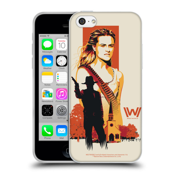 Westworld Graphics Wyatt Soft Gel Case for Apple iPhone 5c