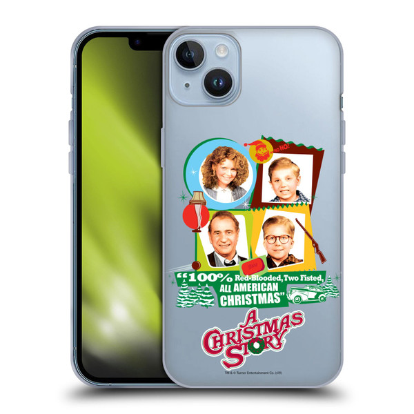 A Christmas Story Graphics Family Soft Gel Case for Apple iPhone 14 Plus