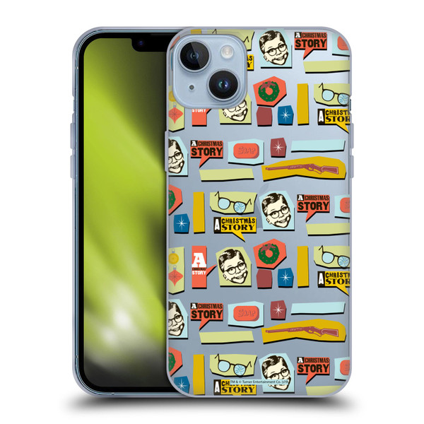 A Christmas Story Graphics Pattern 2 Soft Gel Case for Apple iPhone 14 Plus
