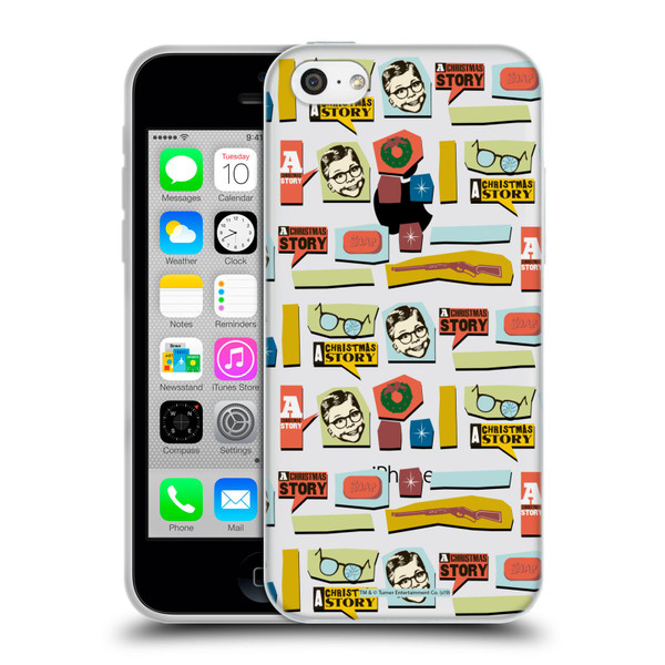 A Christmas Story Graphics Pattern 2 Soft Gel Case for Apple iPhone 5c