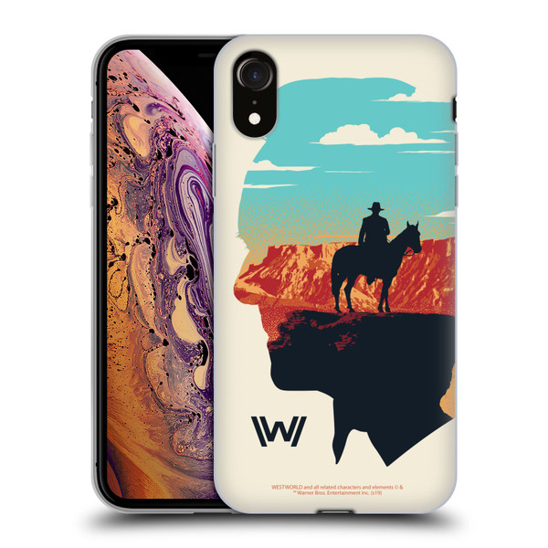 Westworld Graphics Ford And William Soft Gel Case for Apple iPhone XR