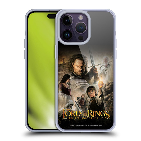 The Lord Of The Rings The Return Of The King Posters Main Characters Soft Gel Case for Apple iPhone 14 Pro Max