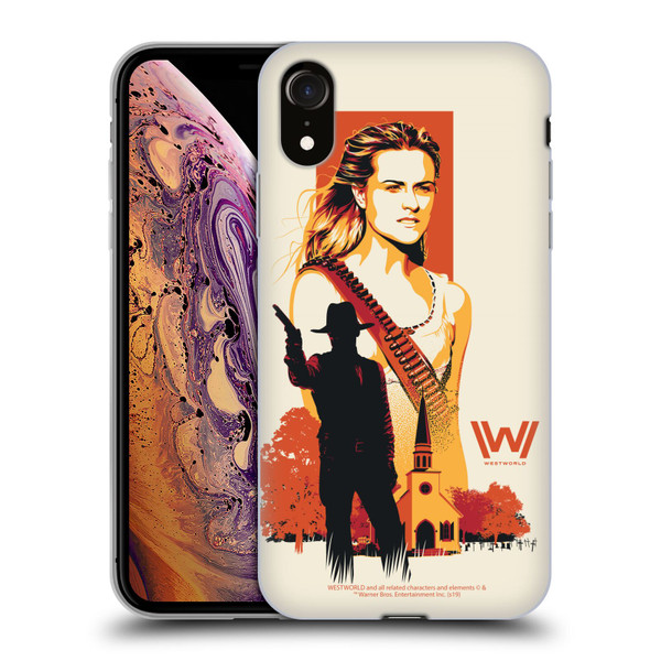 Westworld Graphics Wyatt Soft Gel Case for Apple iPhone XR