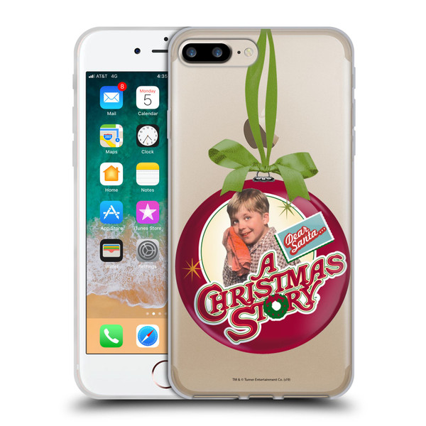 A Christmas Story Graphics Ralphie Ornament Soft Gel Case for Apple iPhone 7 Plus / iPhone 8 Plus