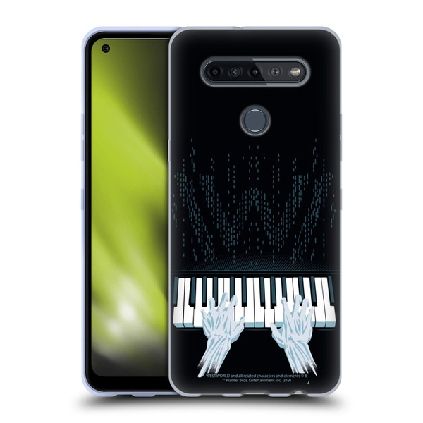 Westworld Graphics Piano Soft Gel Case for LG K51S