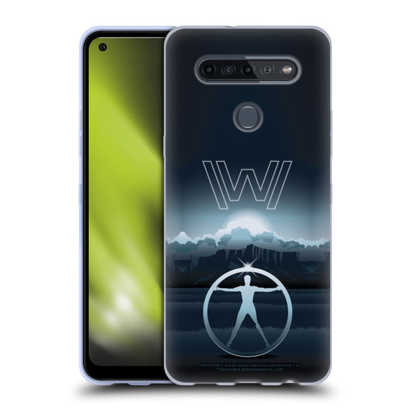 Westworld Graphics The Vitruvian Man Soft Gel Case for LG K51S