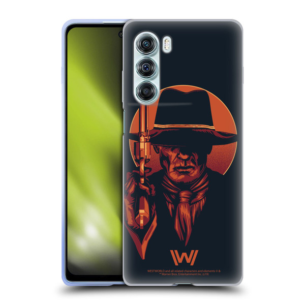 Westworld Graphics Man In Black 2 Soft Gel Case for Motorola Edge S30 / Moto G200 5G