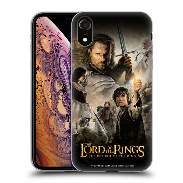 The Lord Of The Rings The Return Of The King Posters Main Characters Soft Gel Case for Apple iPhone XR
