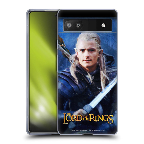 The Lord Of The Rings The Two Towers Character Art Legolas Soft Gel Case for Google Pixel 6a