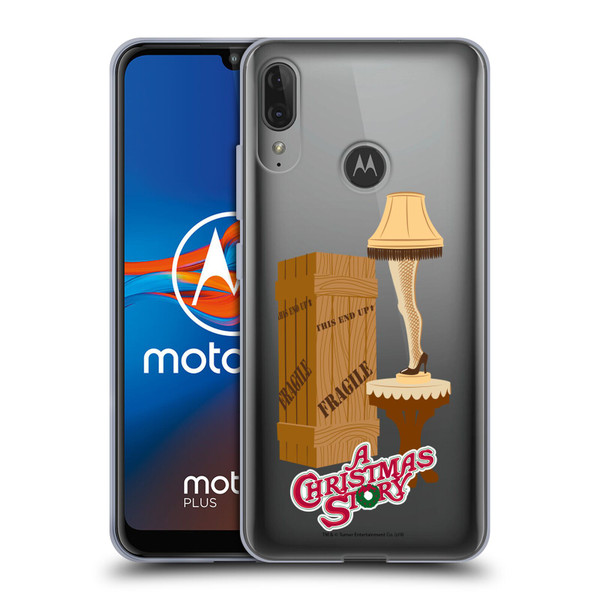 A Christmas Story Graphics Leg Lamp Soft Gel Case for Motorola Moto E6 Plus