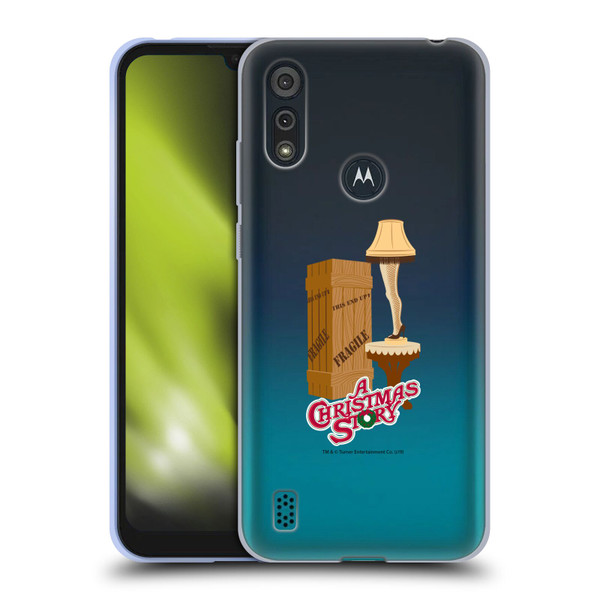A Christmas Story Graphics Leg Lamp Soft Gel Case for Motorola Moto E6s (2020)