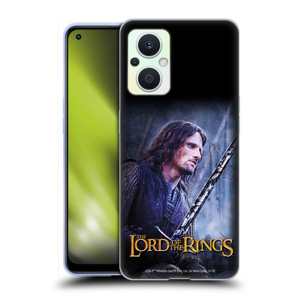 The Lord Of The Rings The Two Towers Character Art Aragorn Soft Gel Case for OPPO Reno8 Lite