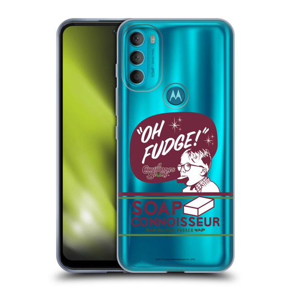 A Christmas Story Graphics Soap Connoisseur Soft Gel Case for Motorola Moto G71 5G
