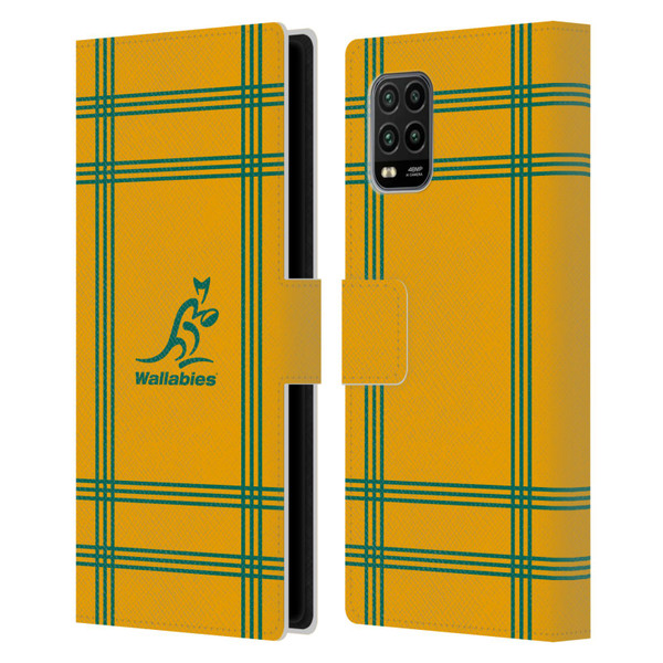 Australia National Rugby Union Team Crest Tartan Leather Book Wallet Case Cover For Xiaomi Mi 10 Lite 5G