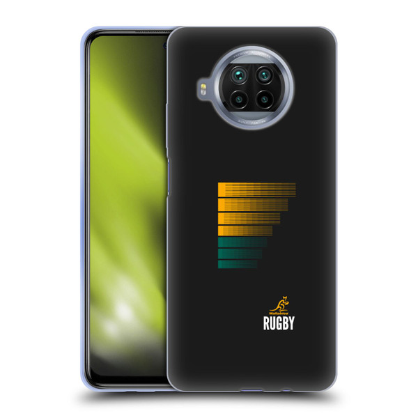Australia National Rugby Union Team Crest Rugby Green Yellow Soft Gel Case for Xiaomi Mi 10T Lite 5G