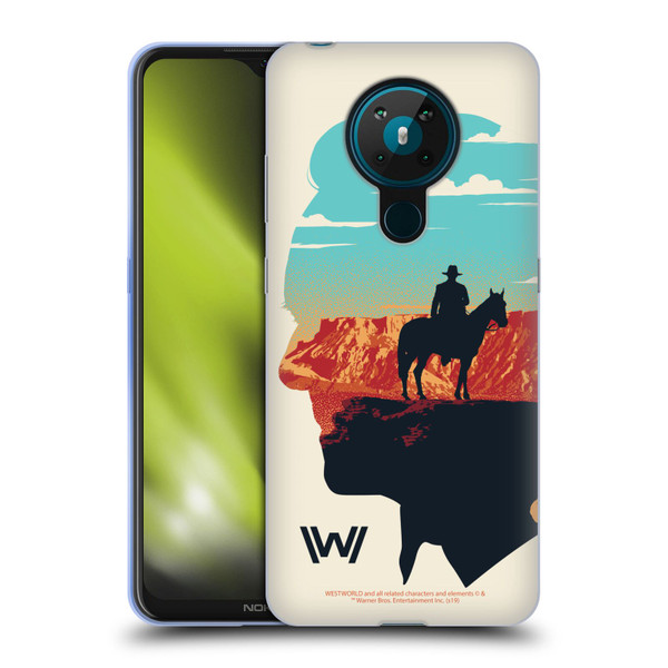 Westworld Graphics Ford And William Soft Gel Case for Nokia 5.3