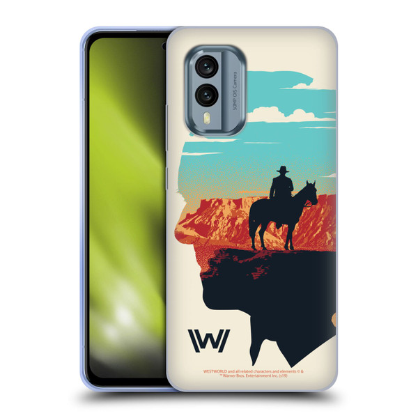 Westworld Graphics Ford And William Soft Gel Case for Nokia X30