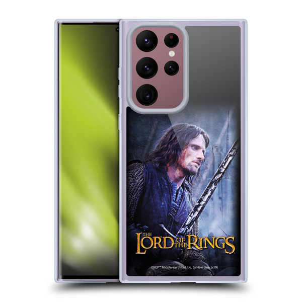 The Lord Of The Rings The Two Towers Character Art Aragorn Soft Gel Case for Samsung Galaxy S22 Ultra 5G