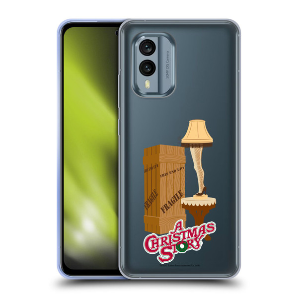 A Christmas Story Graphics Leg Lamp Soft Gel Case for Nokia X30