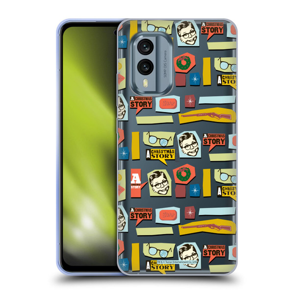 A Christmas Story Graphics Pattern 2 Soft Gel Case for Nokia X30