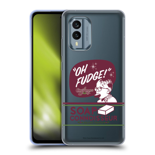 A Christmas Story Graphics Soap Connoisseur Soft Gel Case for Nokia X30