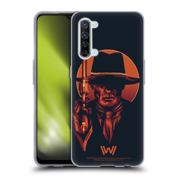 Westworld Graphics Man In Black 2 Soft Gel Case for OPPO Find X2 Lite 5G