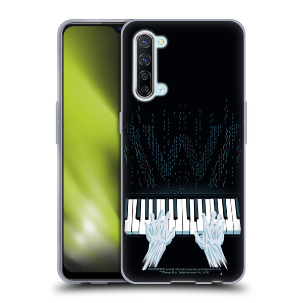 Westworld Graphics Piano Soft Gel Case for OPPO Find X2 Lite 5G