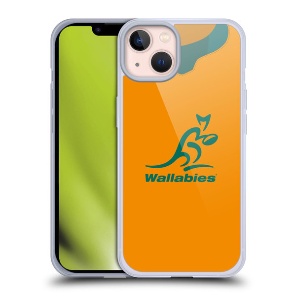 Australia National Rugby Union Team 2021 Jersey Home Soft Gel Case for Apple iPhone 13