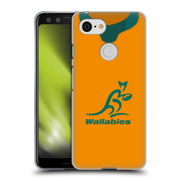 Australia National Rugby Union Team 2021 Jersey Home Soft Gel Case for Google Pixel 3