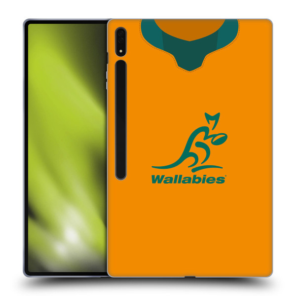 Australia National Rugby Union Team 2021 Jersey Home Soft Gel Case for Samsung Galaxy Tab S8 Ultra