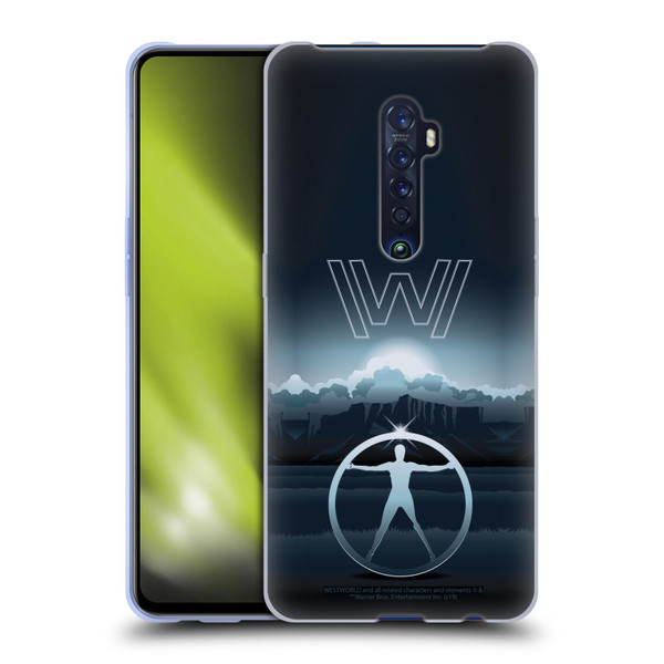 Westworld Graphics The Vitruvian Man Soft Gel Case for OPPO Reno 2
