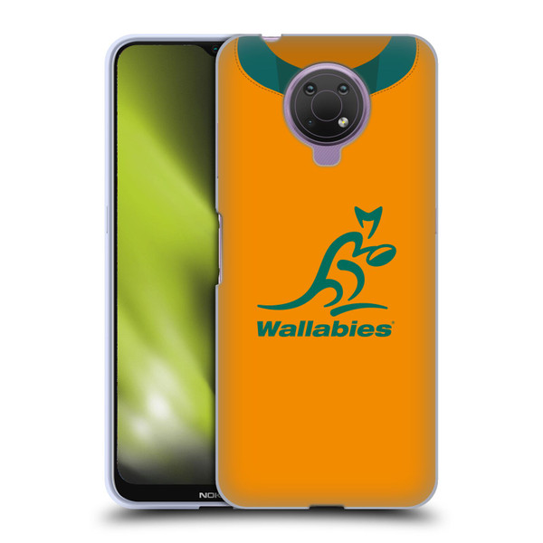 Australia National Rugby Union Team 2021 Jersey Home Soft Gel Case for Nokia G10