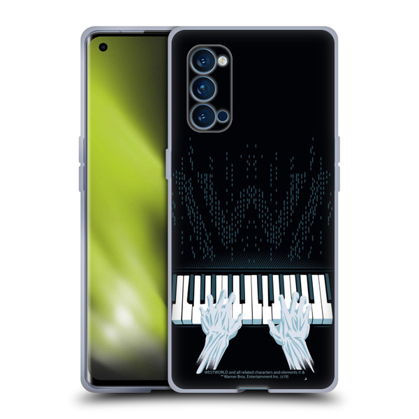 Westworld Graphics Piano Soft Gel Case for OPPO Reno 4 Pro 5G