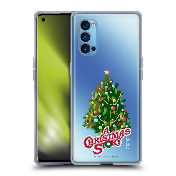 A Christmas Story Graphics Holiday Tree Soft Gel Case for OPPO Reno 4 Pro 5G